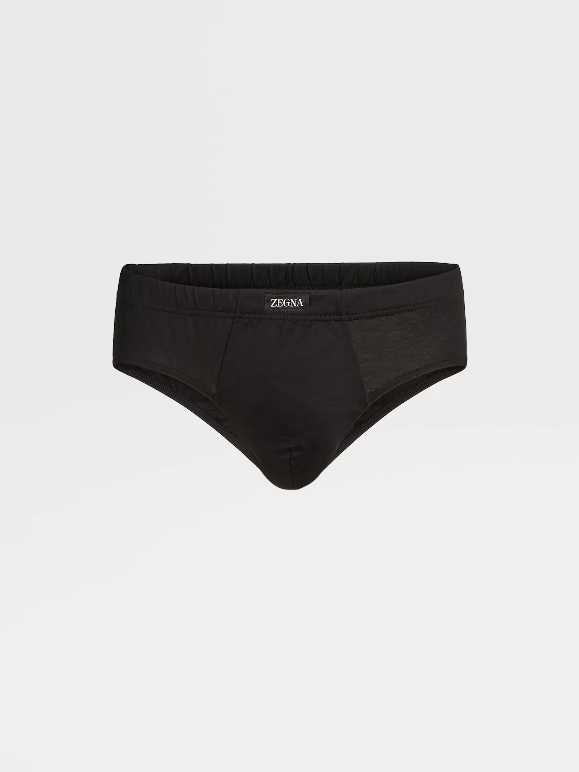 Fashion ZEGNA Slip En Coton Noir