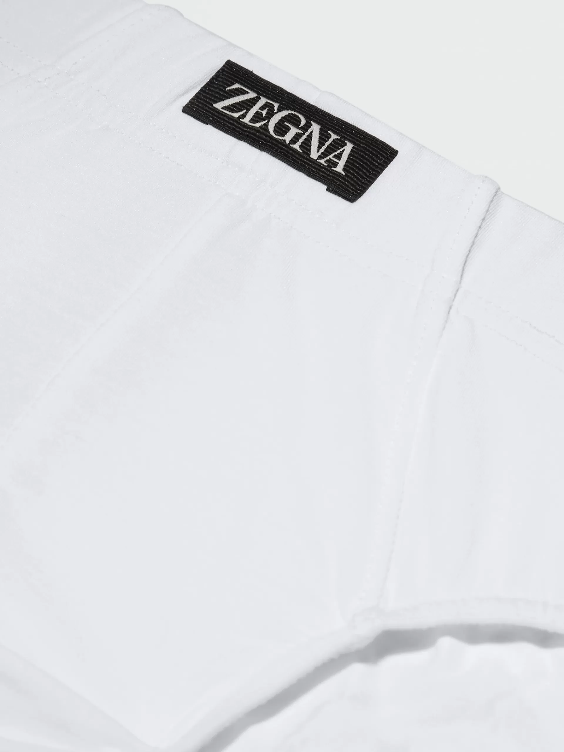 Fashion ZEGNA Slip En Modal Extensible Blanc