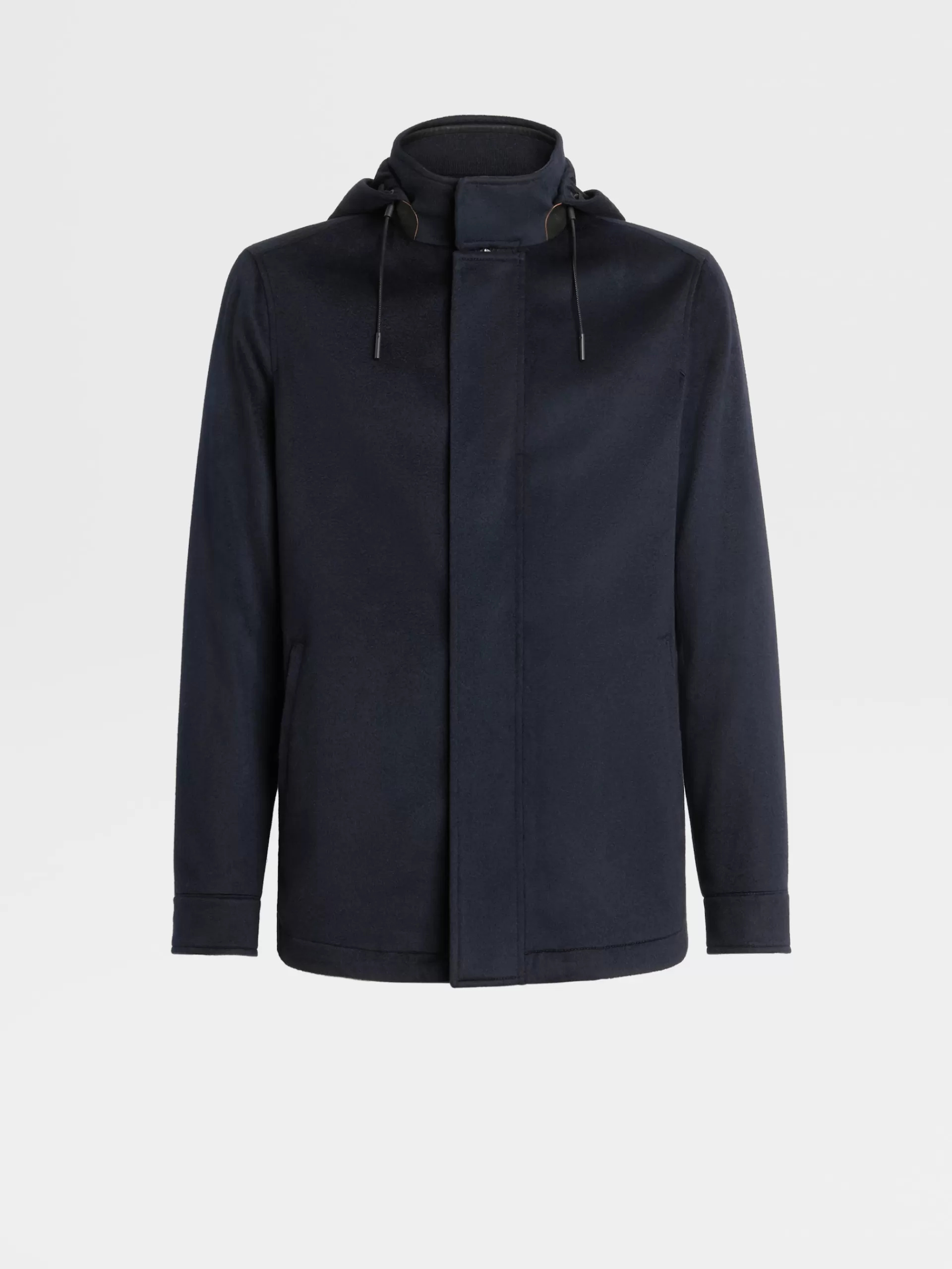 Online ZEGNA Surveste A Capuche Oasi Cashmere Lite Bleu Marine