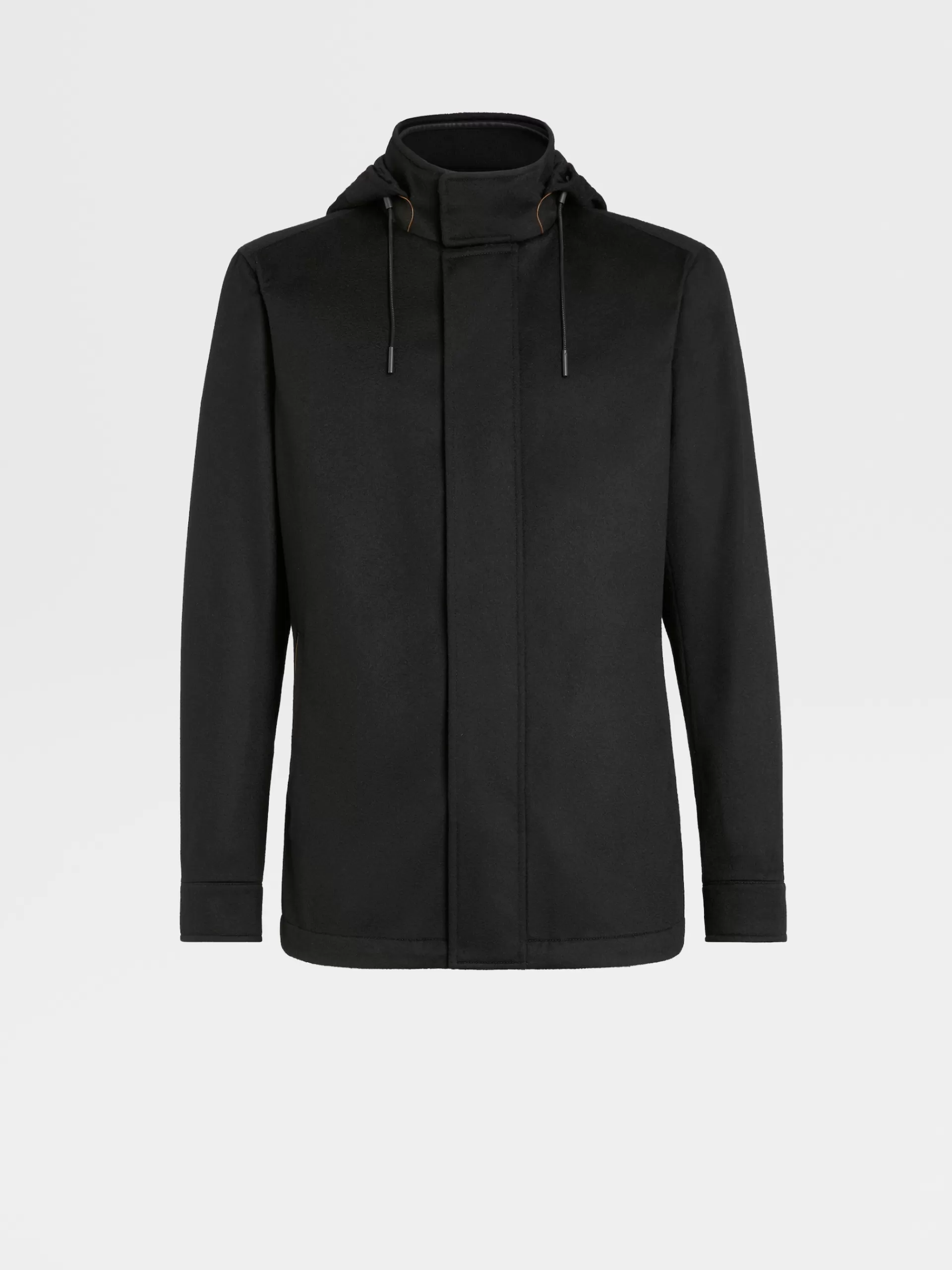 Best Sale ZEGNA Surveste A Capuche Oasi Cashmere Lite Noir