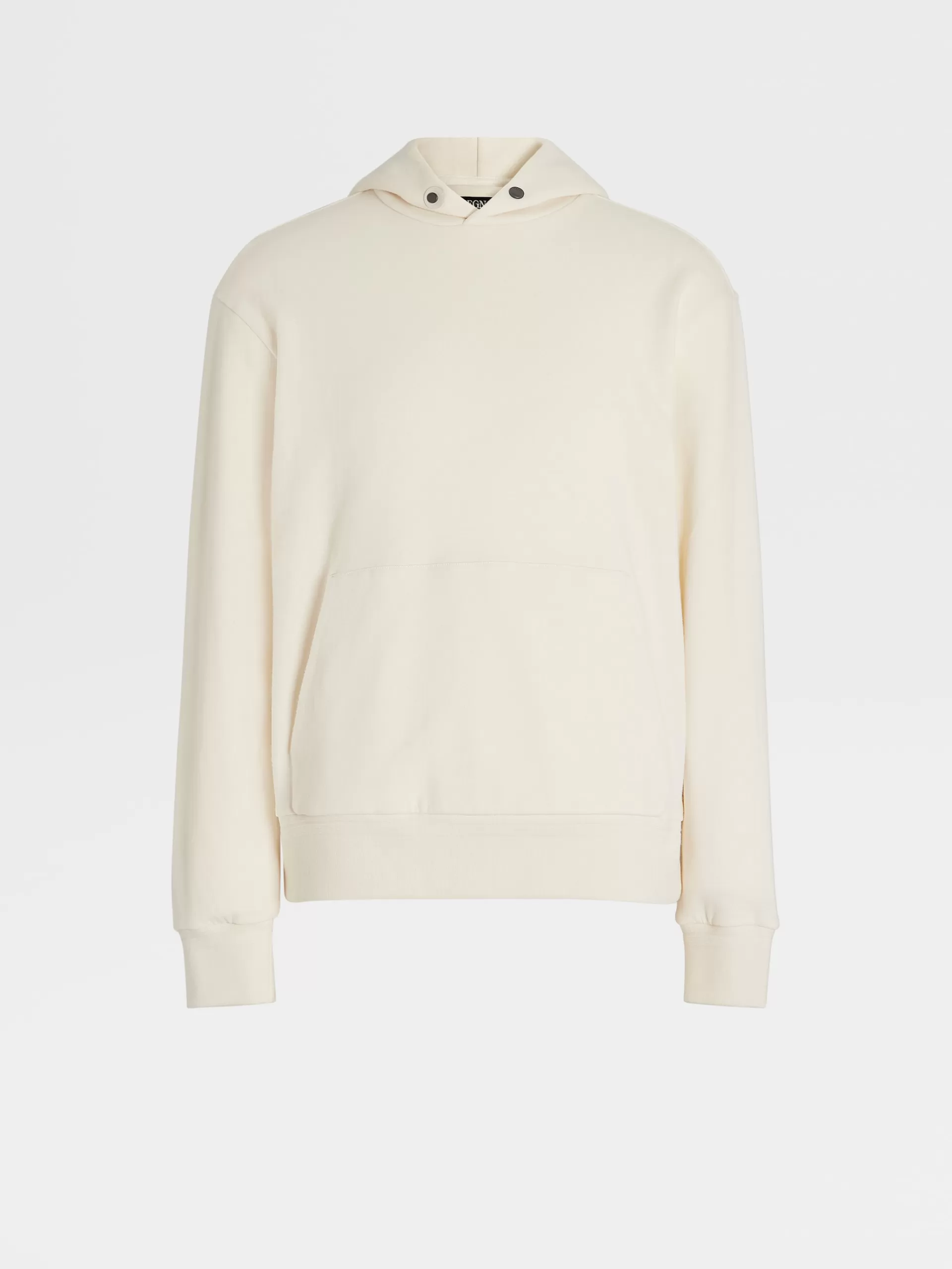 Hot ZEGNA Sweat-Shirt A Capuche En Coton Et Cachemire Blanc