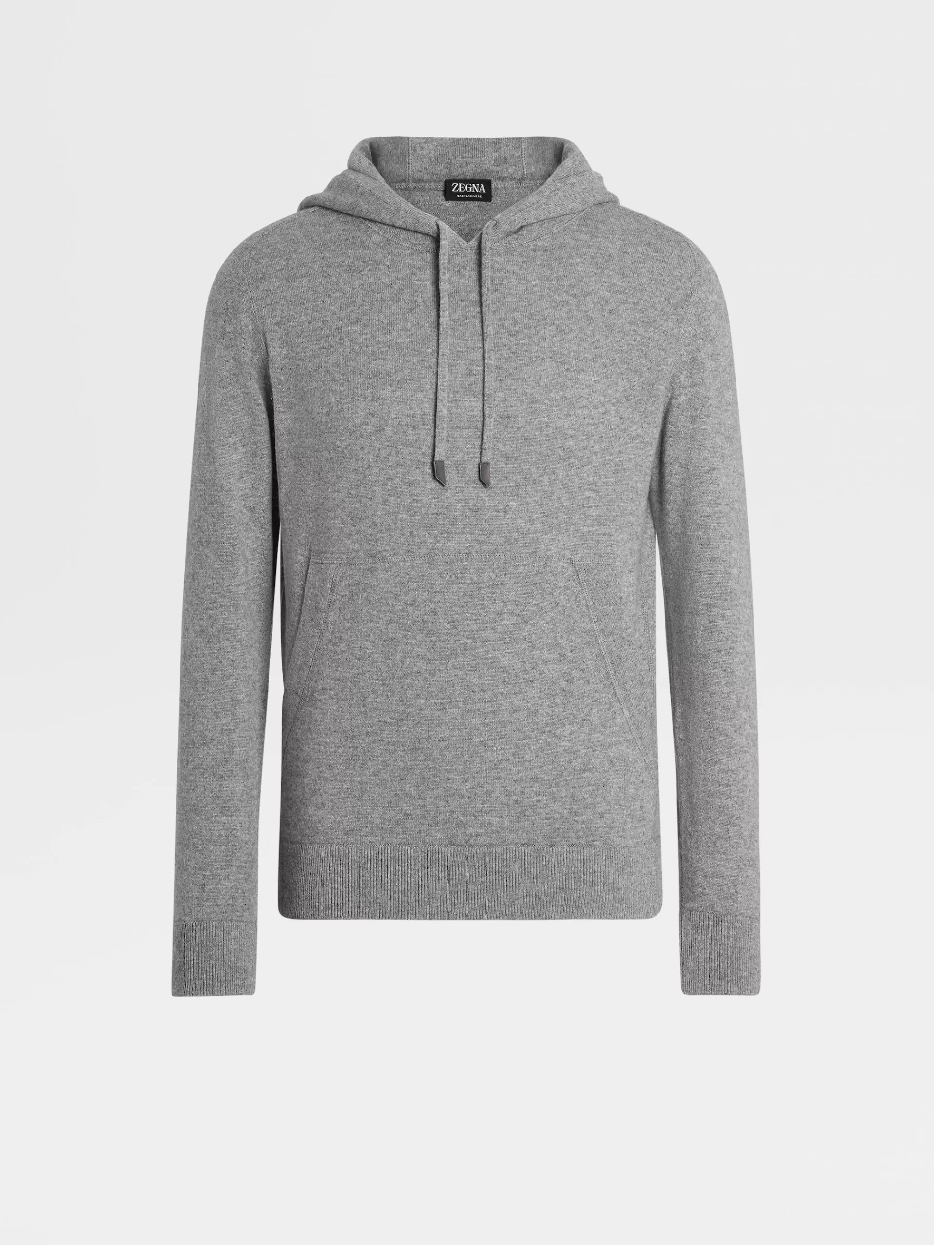 Cheap ZEGNA Sweat-Shirt A Capuche Oasi Cashmere Gris Chine