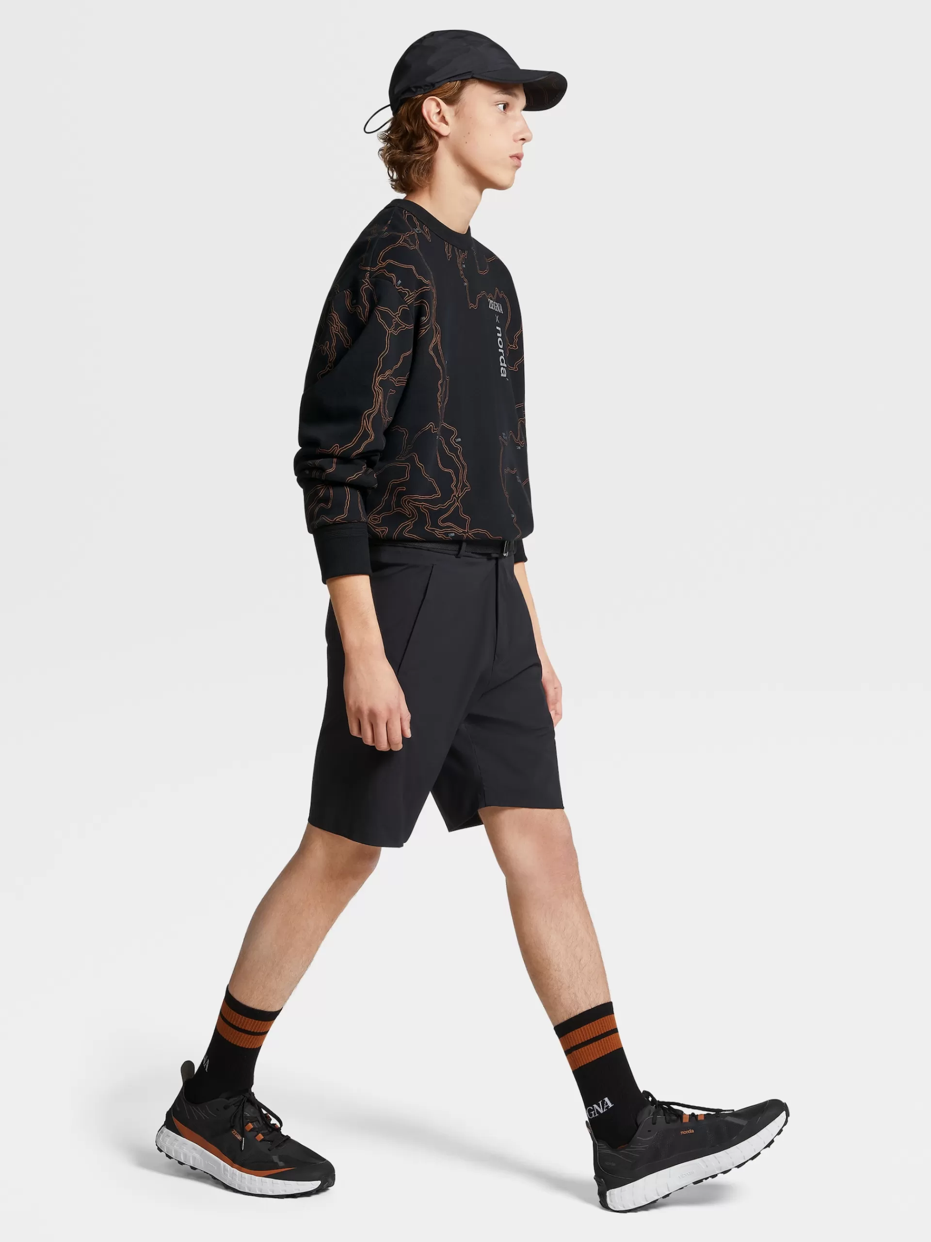 Flash Sale ZEGNA Sweat-Shirt Ras Du Cou En Coton #Usetheexisting™ X Norda™ Noir