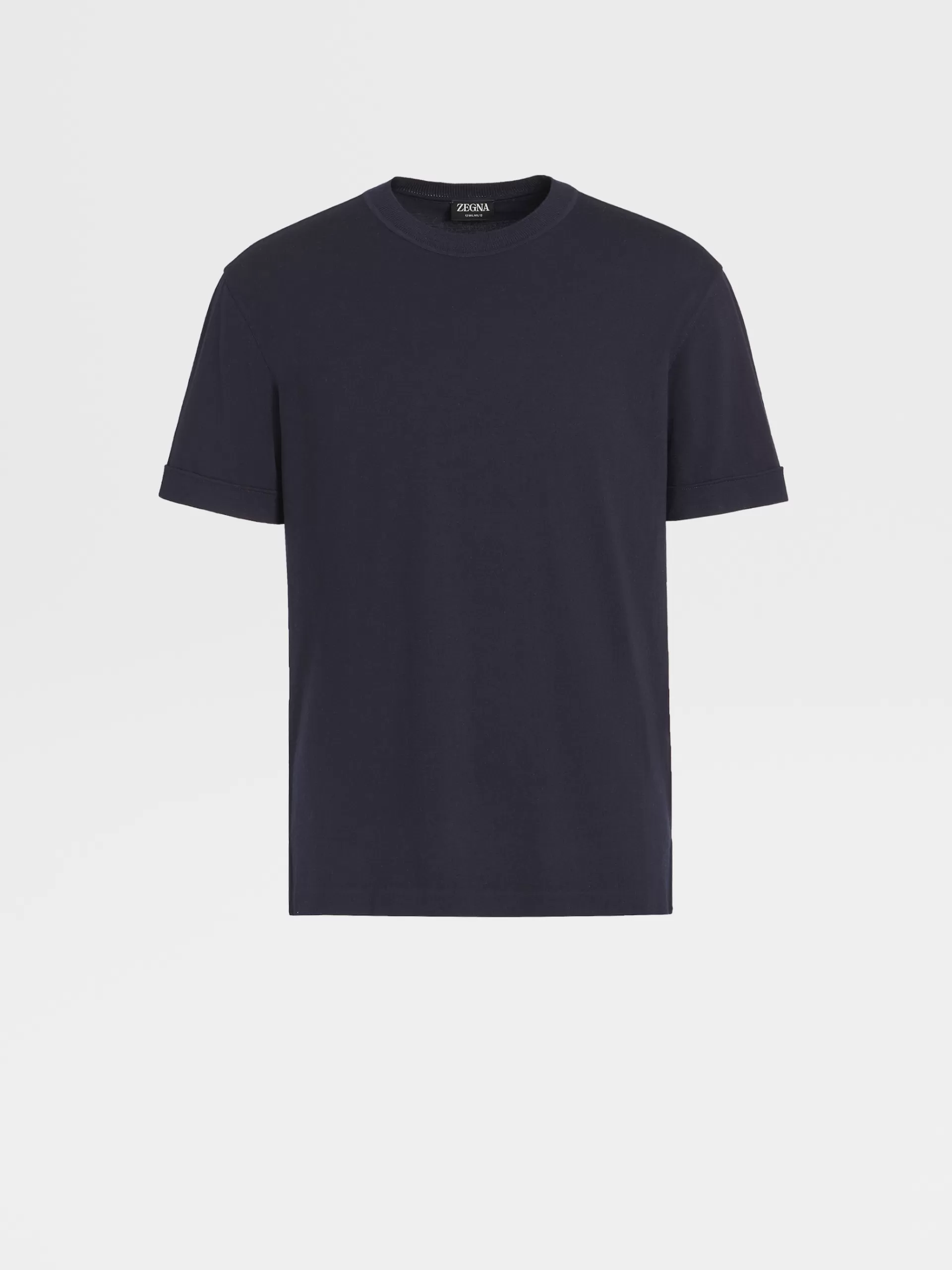 Cheap ZEGNA T-Shirt A Manches Courtes En Laine 12Milmil12 Bleu Marine