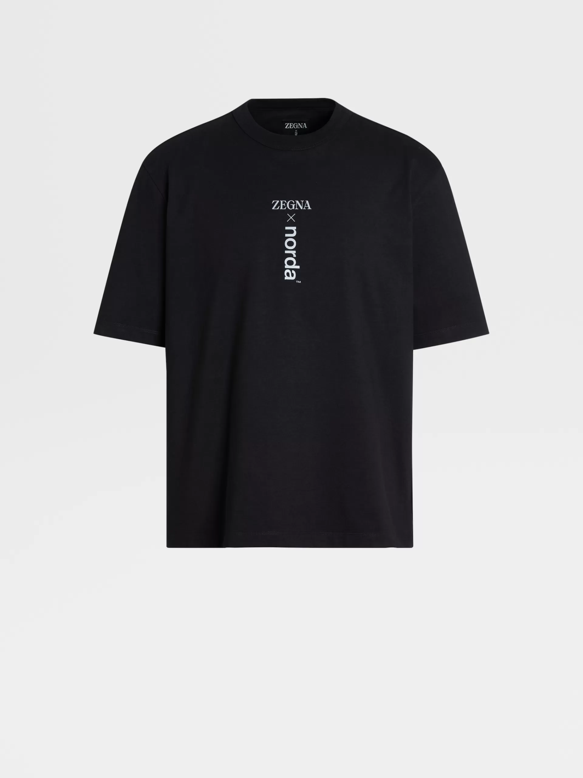 Cheap ZEGNA T-Shirt Manches Courtes A Motif En Coton #Usetheexisting™ X Norda™ Noir