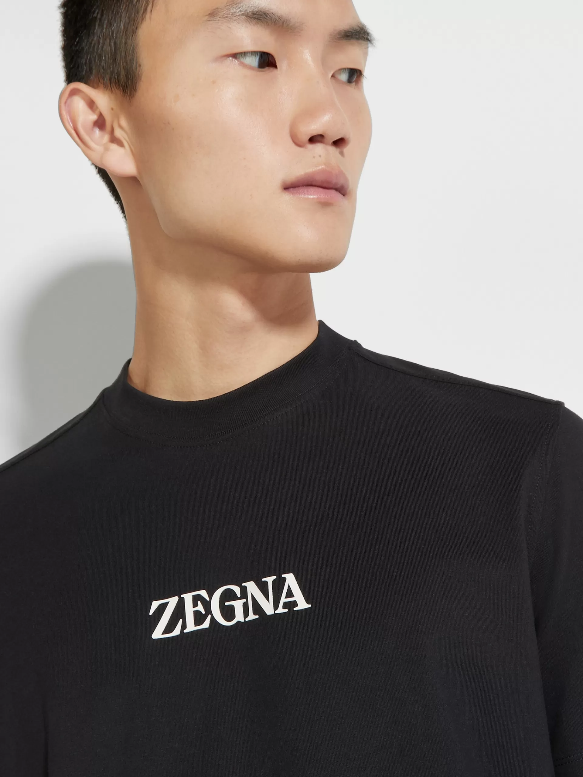 New ZEGNA T-Shirt Manches Courtes #Usetheexisting Noir