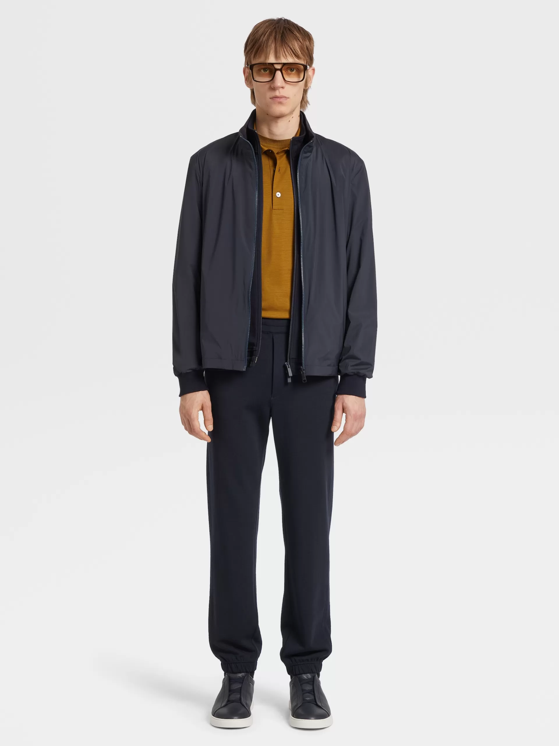 Discount ZEGNA Veste Reversible Techmerino™ Bleu Marine