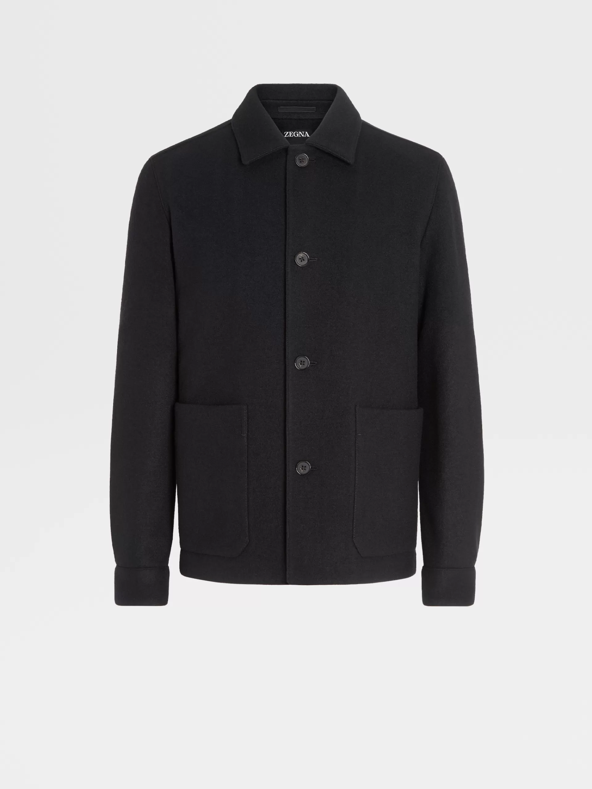 Cheap ZEGNA Veste Workwear En Laine Et Cachemiree Noir